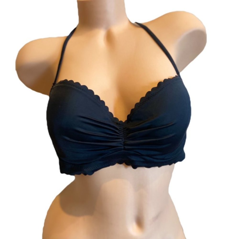Sundazed Womens Nixie Halter Scalloped Bikini Top
